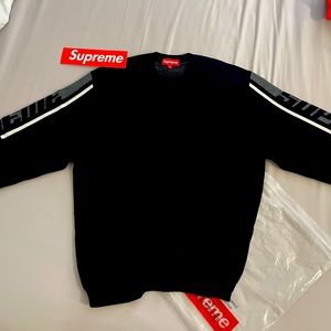 Supreme Sleeve Striped Sweater